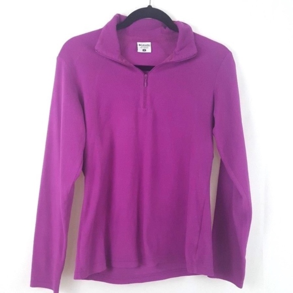 womens purple columbia fleece